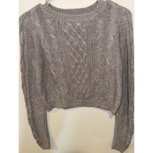 Forever 21 Pink Rose Yarn Knitted Long Sleeved Long-Sleeved Sweater Size M